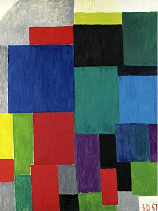 色彩节奏 Color Rhythm (1967)，索妮娅·德劳内