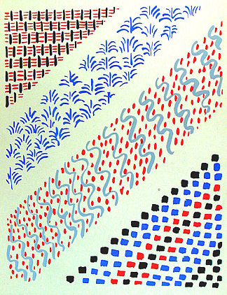 组成 27 Composition 27 (c.1930)，索妮娅·德劳内