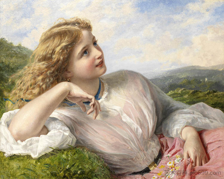 云雀之歌 The Song of the Lark (c.1903),苏菲·耿根布雷·安德森