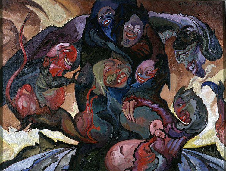 奇妙的构图 Fantastic Composition (1920),斯坦尼斯瓦夫·伊格纳齐·威基奇斯