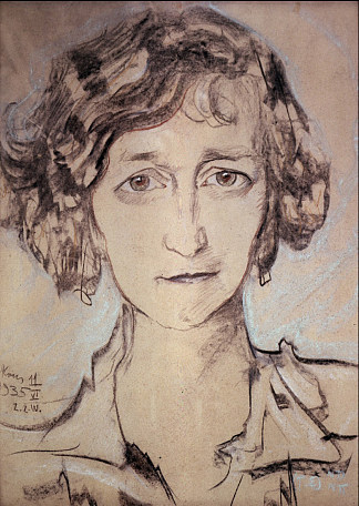 佐菲亚·罗默的肖像 Portrait of Zofia Romer (1935)，斯坦尼斯瓦夫·伊格纳齐·威基奇斯