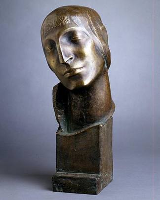 一个女人的头 Head of a woman (1912)，斯坦尼斯瓦夫·舒卡尔斯基