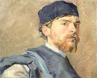 自画像 Autoportret (1893)，斯坦尼斯拉夫·维斯皮安斯基