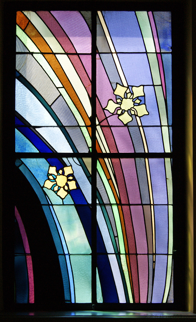 克拉科夫医学会大楼,彩色玻璃窗 Krakow Medical Society House, Stained Glass Window,斯坦尼斯拉夫·维斯皮安斯基