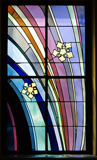 克拉科夫医学会大楼，彩色玻璃窗 Krakow Medical Society House, Stained Glass Window，斯坦尼斯拉夫·维斯皮安斯基