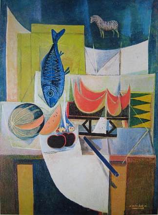 静物画 Still Life (1957)，斯坦利·平克