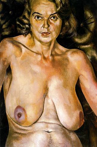 帕特里夏·普里斯的裸体肖像 Nude Portrait of Patricia Preece (1935)，斯坦利·斯宾塞