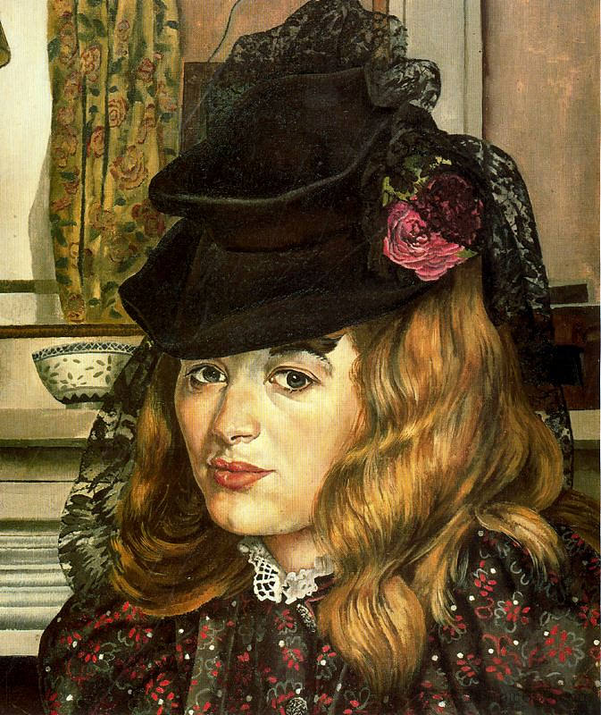 达芙妮·斯宾塞的肖像 Portrait of Daphne Spencer (1951)，斯坦利·斯宾塞