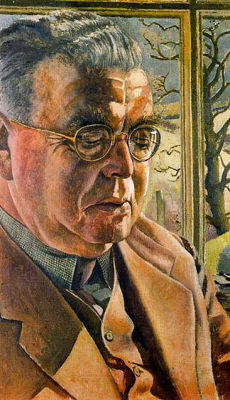 J.L.贝伦德的肖像 Portrait of J. L. Behrend (1951)，斯坦利·斯宾塞