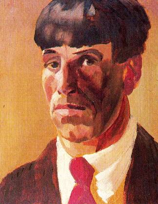 自画像 Self-portrait (1924)，斯坦利·斯宾塞