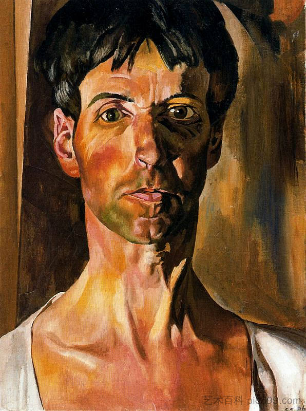 自画像 Self-Portrait (1936)，斯坦利·斯宾塞