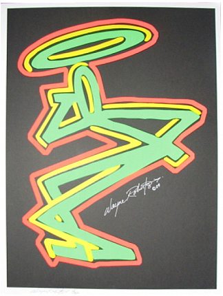 吸烟者打印 Smoker Print，韦恩·罗伯茨
