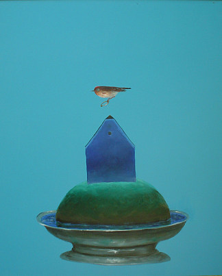 鸟与戒指和蓝房子 Bird with Ring and Blue House (2004)，斯特凡卡蒂亚