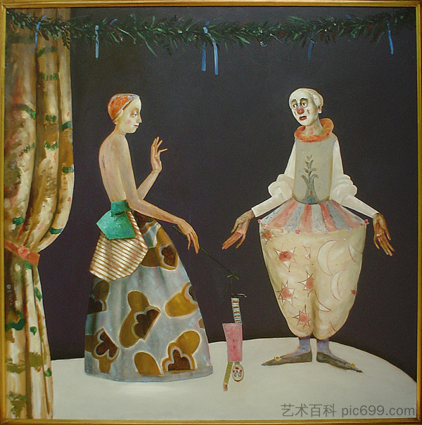 木偶师和白小丑 Puppeteer and White Clown (2004)，斯特凡卡蒂亚