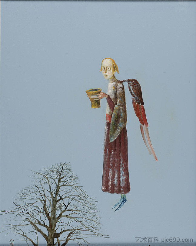带铜插座的旅行者 Traveler with Copper Receptacle (2006)，斯特凡卡蒂亚