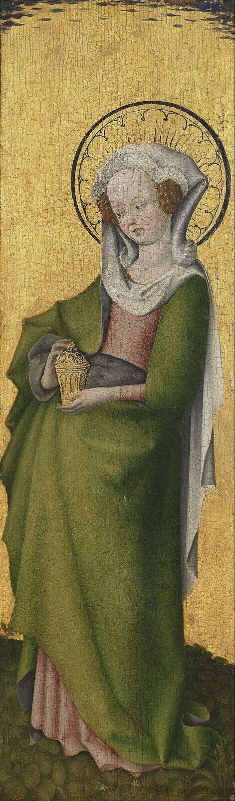 抹大拉的马利亚 Mary Magdalene (c.1445 - c.1450)，斯特凡·洛赫纳