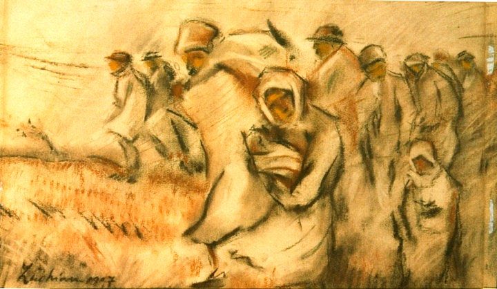 起义农民 Insurgent Peasants (1907)，斯特凡卢契安