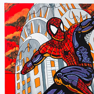 蜘蛛侠IV（红色天空） Spiderman IV (Red Sky)，史蒂夫·考夫曼