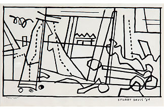 他的推车 Seine Cart (1939)，斯图尔特·戴维斯