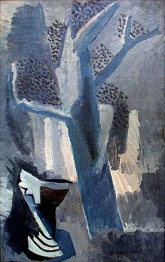 树和骨灰盒 Tree and Urn (1921)，斯图尔特·戴维斯