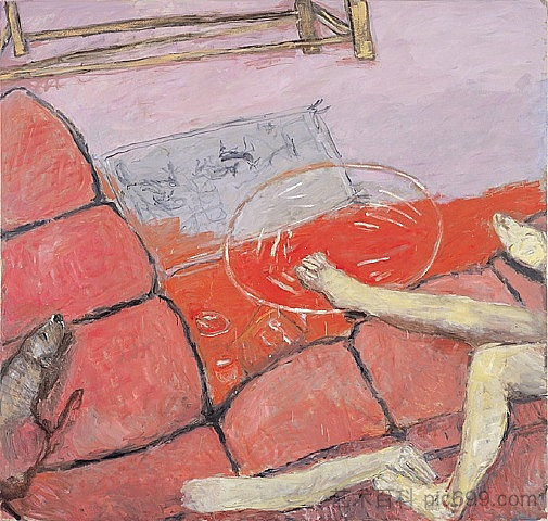 粉色沙发 Pink Couch (2003)，苏珊·罗森堡