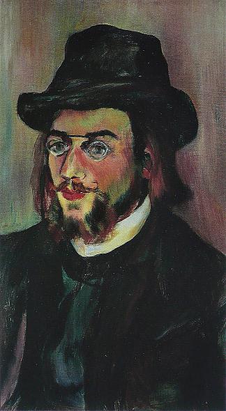 埃里克·萨蒂的肖像 Portrait of Erik Satie (c.1892; Paris,France                     )，苏珊娜·瓦拉东
