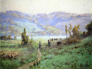 在梅塔莫拉附近的白水谷 In the Whitewater Valley near Metamora (1894)，T·C·斯蒂尔