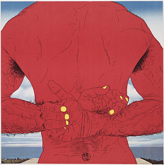 《被玫瑰杀死》（三岛由纪夫肖像集）的3幅插图 3 Illustrations for ‘Killed By Roses’ (A Book Of Portraits Of Yukio Mishima) (1969)，横尾忠则