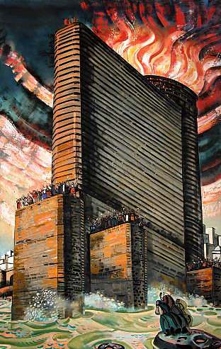 少女塔（三联画的右侧） Maiden Tower (The Right Side of the Triptych) (2007)，塔希尔萨拉霍夫