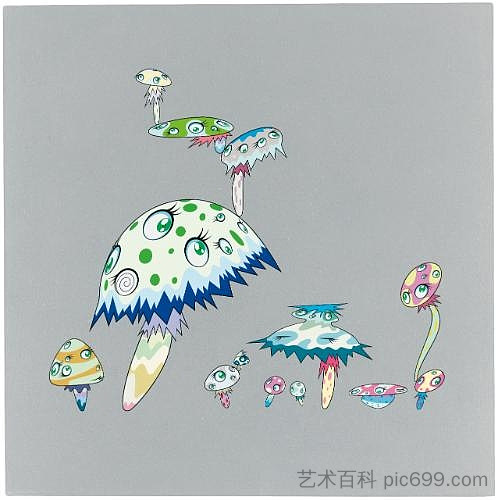 蘑菇妖怪 Mushroom Youkai (2000)，村上隆