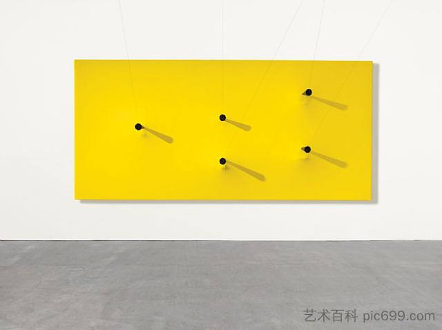 黄色电传雕塑 Yellow Telesculpture，塔基思