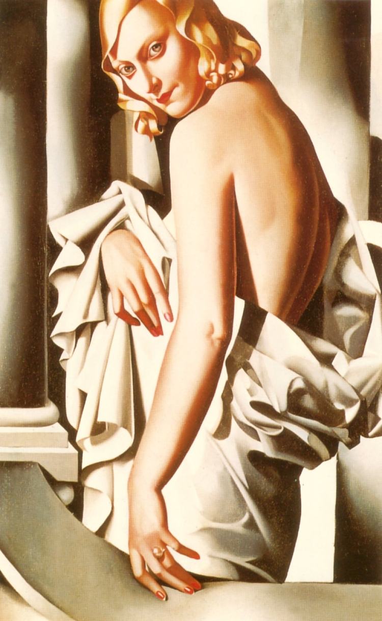玛乔丽·费里肖像 Portrait of Marjorie Ferry (1932)，塔玛拉·德·蓝碧嘉