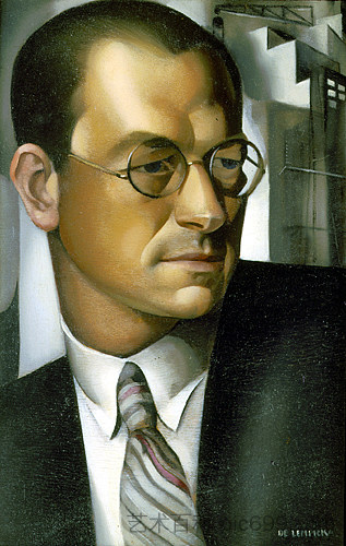 皮埃尔·德·蒙托的肖像 Portrait of Pierre de Montaut (1931)，塔玛拉·德·蓝碧嘉