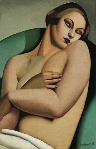 斜倚裸体 I Reclining Nude I (1925)，塔玛拉·德·蓝碧嘉
