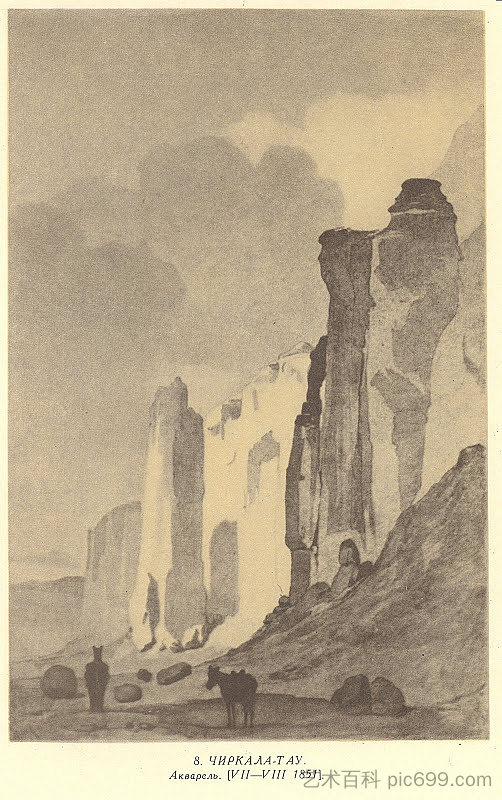 奇尔卡拉头 Chirkala-Tau (1851)，塔拉斯·舍甫琴科