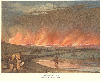 草原之火 Fire in the steppe (1848)，塔拉斯·舍甫琴科