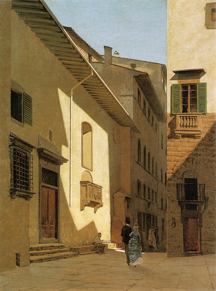 圣玛丽亚德巴尔迪 Santa Maria De' Bardi (1870)，Telemaco Signorini