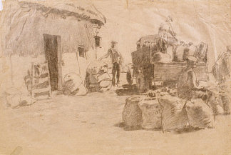 研究“面包” Study for ‘Bread’ (1949)，塔提亚纳亚布隆斯卡