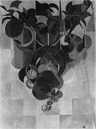 构图四（静物） Composition IV (Still life) (1916)，特奥·凡·杜斯伯格