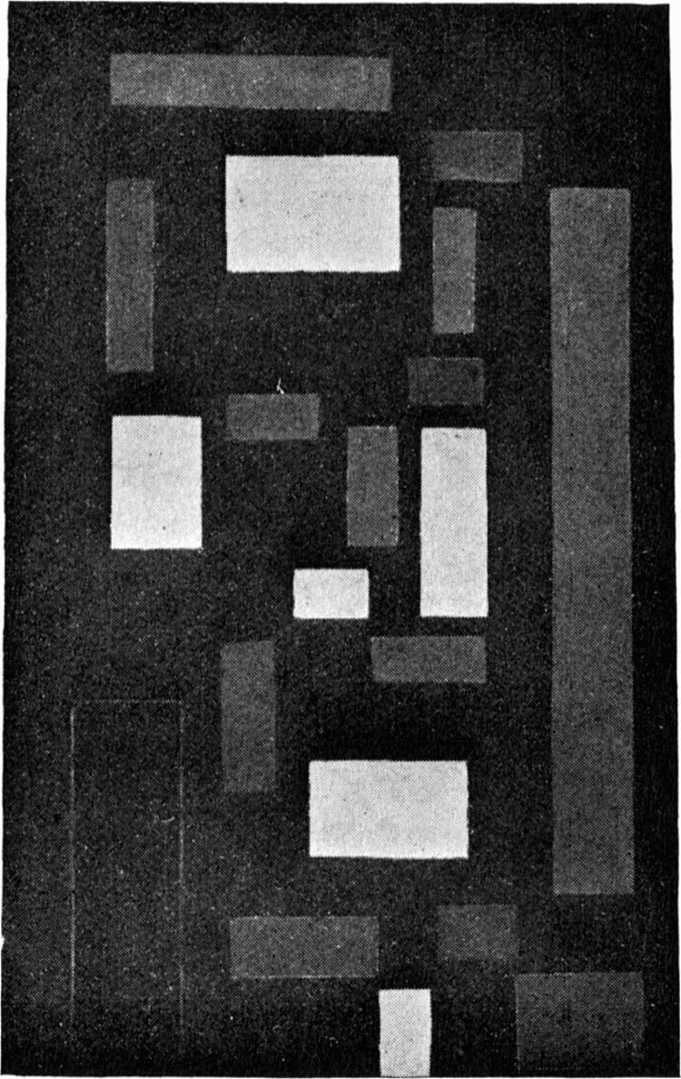 作文六（黑软糖） Composition VI (on black fond) (1917)，特奥·凡·杜斯伯格