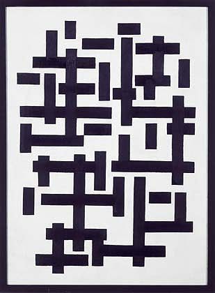 黑白作文十二 Composition XII in black and white (1918)，特奥·凡·杜斯伯格