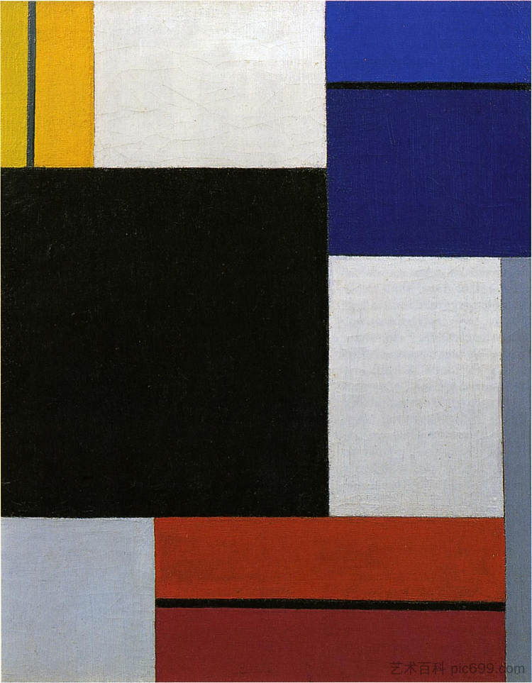 组成二十一 Composition XXI (1923; Germany  )，特奥·凡·杜斯伯格