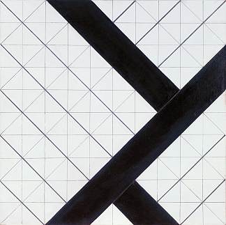 计数器成分六 Counter composition VI (1925; Germany                     )，特奥·凡·杜斯伯格