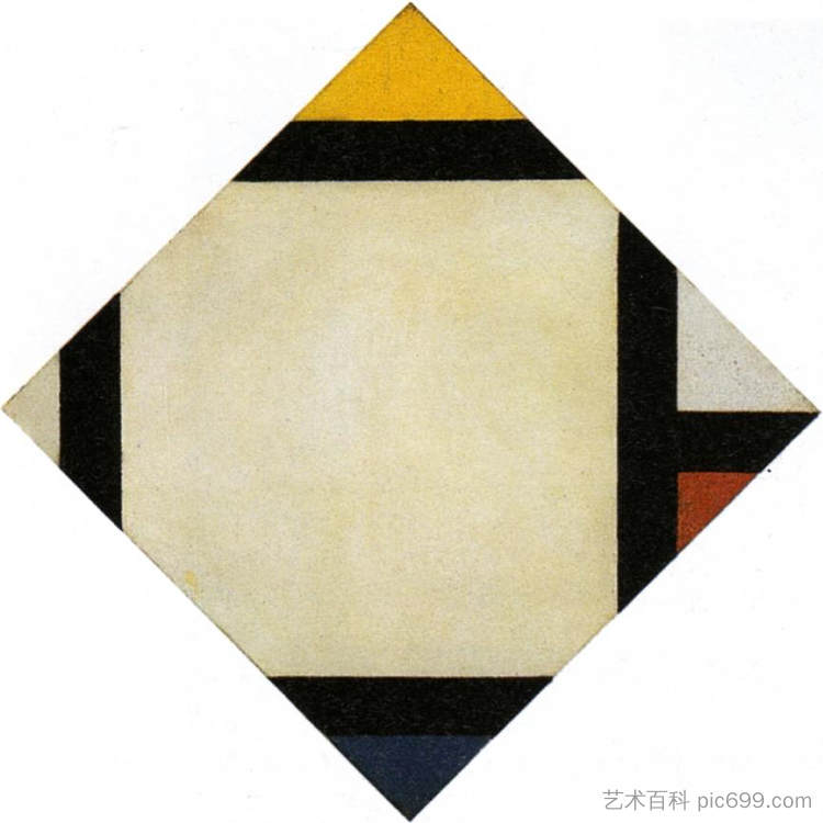 计数器组成七 Counter composition VII (1924; Germany  )，特奥·凡·杜斯伯格