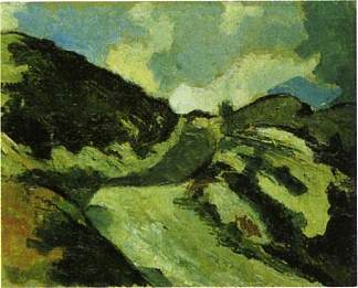 沙丘景观 Dune landscape (c.1912)，特奥·凡·杜斯伯格