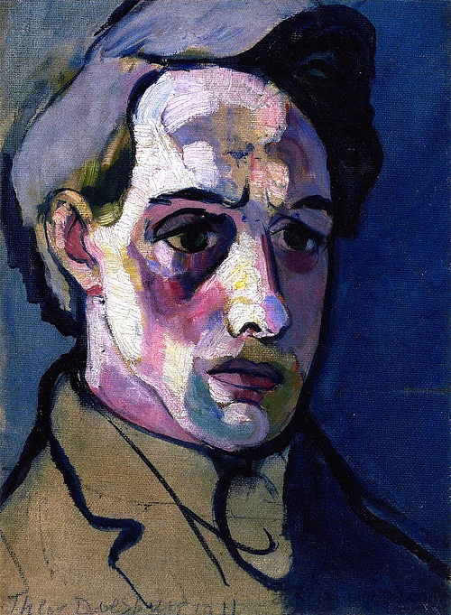 自画像 Self Portrait (1911)，特奥·凡·杜斯伯格