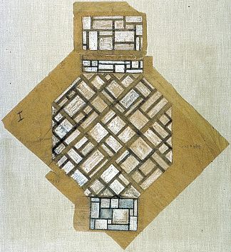 天花板草图 Sketch for the ceiling (1923; Germany                     )，特奥·凡·杜斯伯格