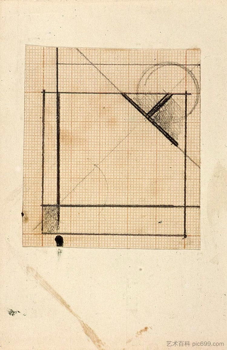 同声作曲研究二十二 Study for Simultaneous compositions XXII，特奥·凡·杜斯伯格