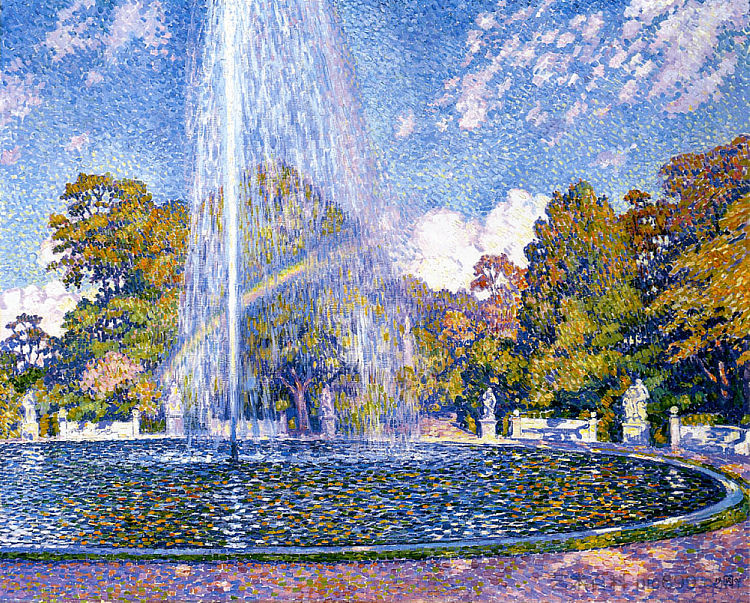 圣苏西喷泉 Fountain at San Souci (1903),西奥·凡·莱西尔伯格