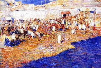 摩洛哥市场 Moroccan Market (1887)，西奥·凡·莱西尔伯格
